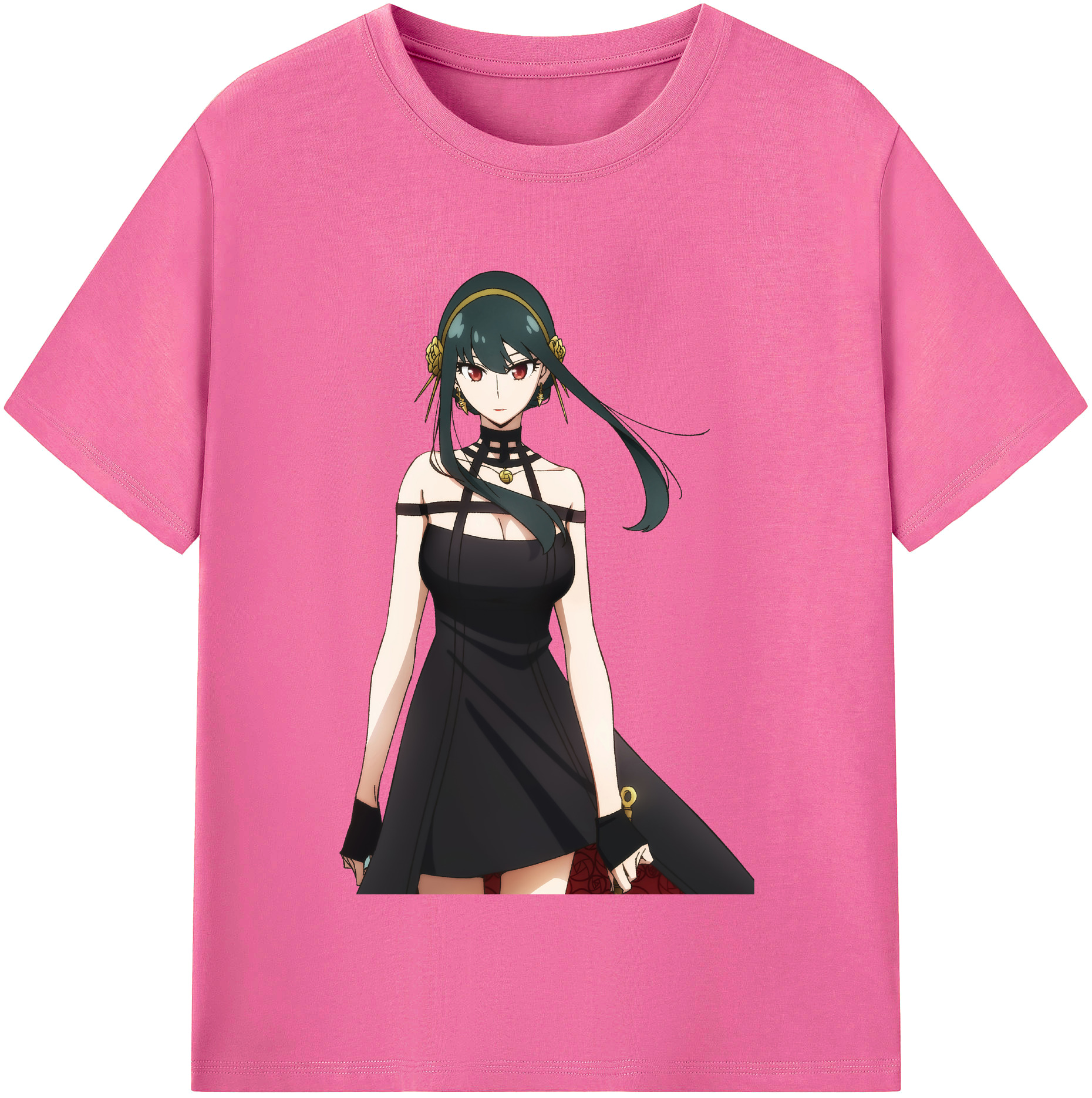 （画像用） SPY×FAMILY间谍家家酒 レディースカジュアルプリントTシャツ（綿100％）